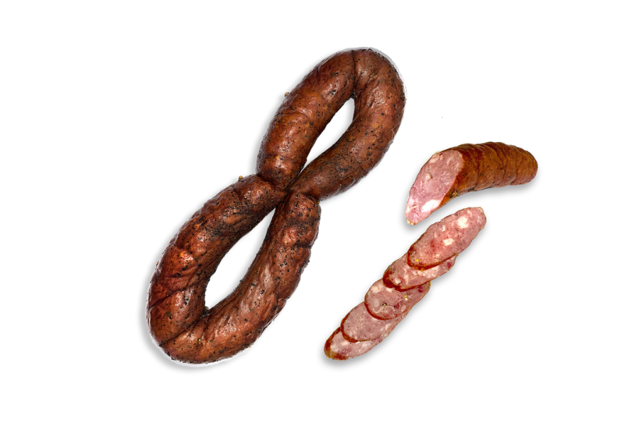 Изделие колбасное полукопченое мясное. Колбаса "С Дымком"